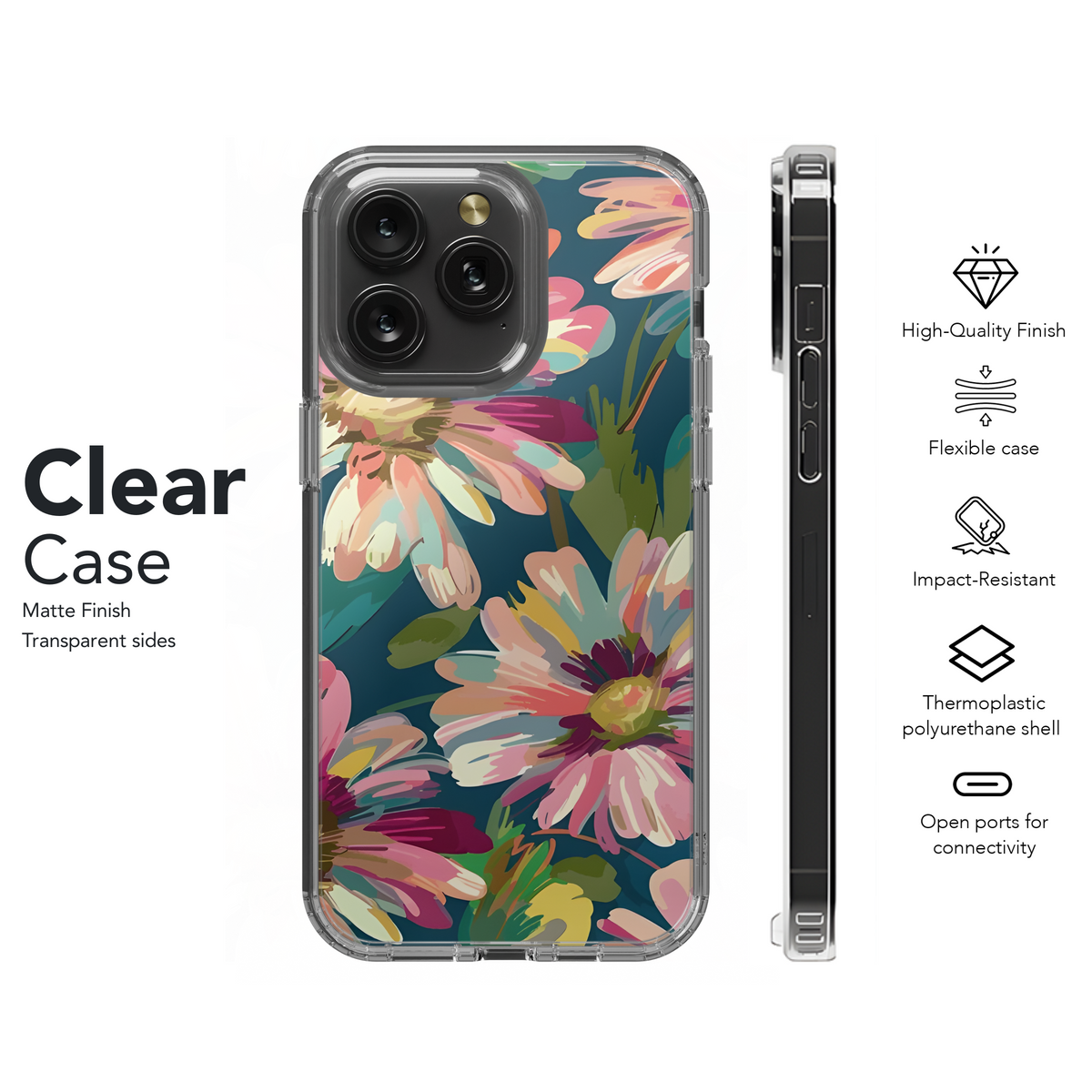 Floral Seamless Pattern Phone Case iPhone Samsung Cover Pixel 2452 - Image 8