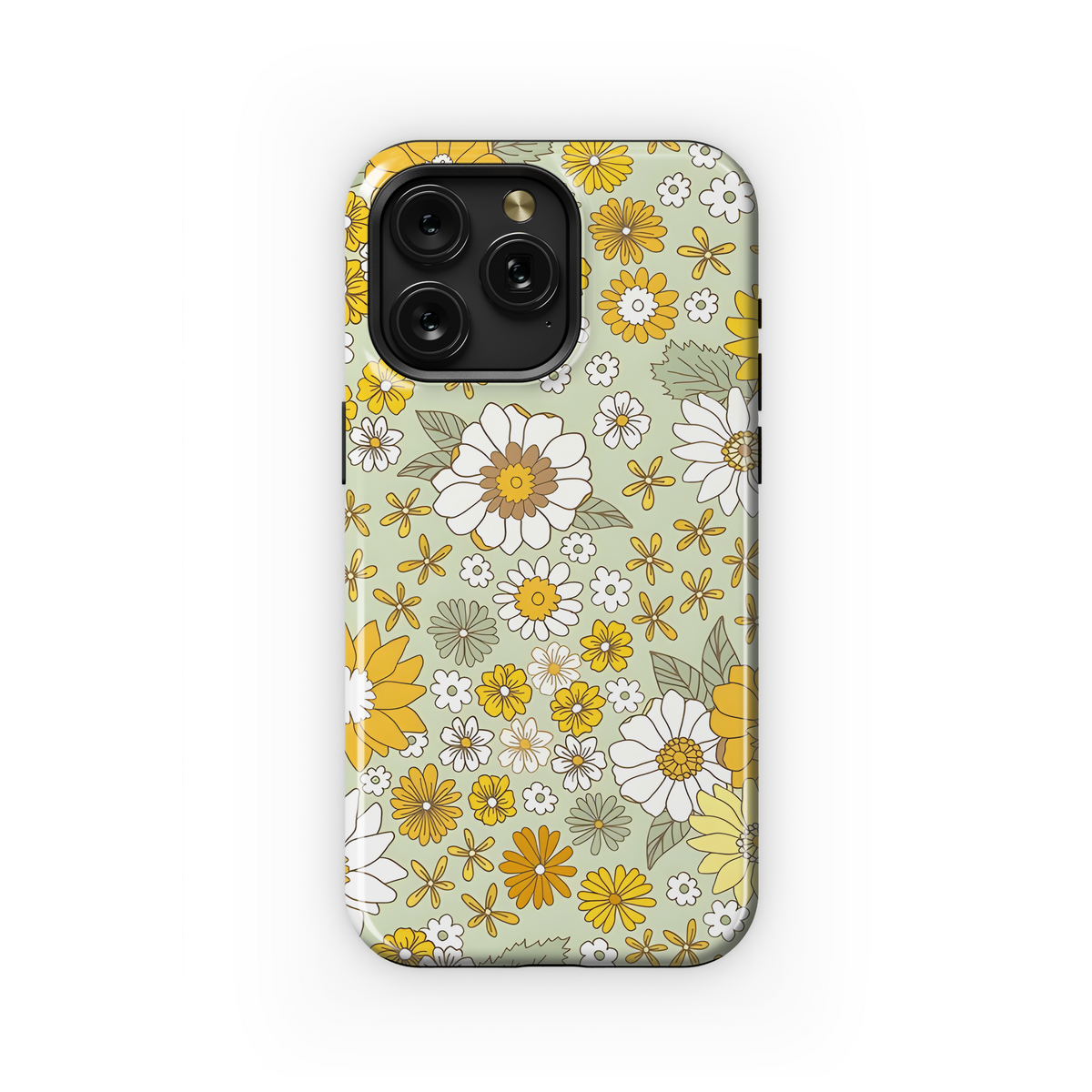 Floral Vintage Boho Phone Case iPhone Samsung Cover Pixel 2477 - Image 1