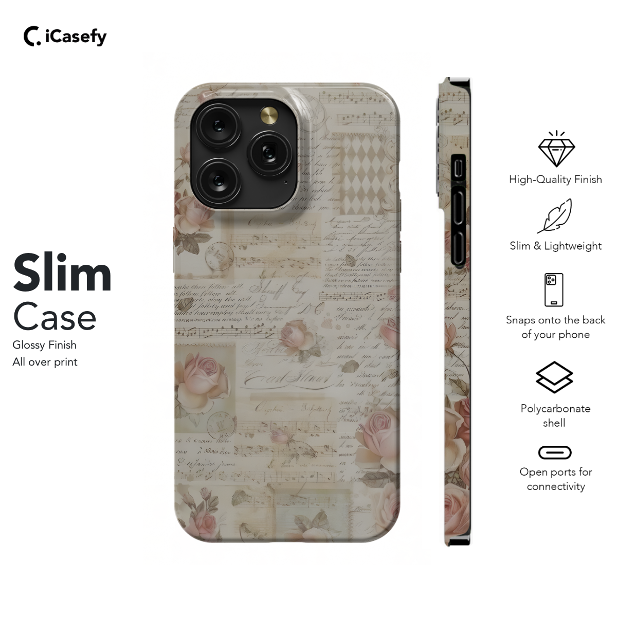 Floral Vintage Coquette Phone Case iPhone Samsung Pixel & More 556 - Image 6