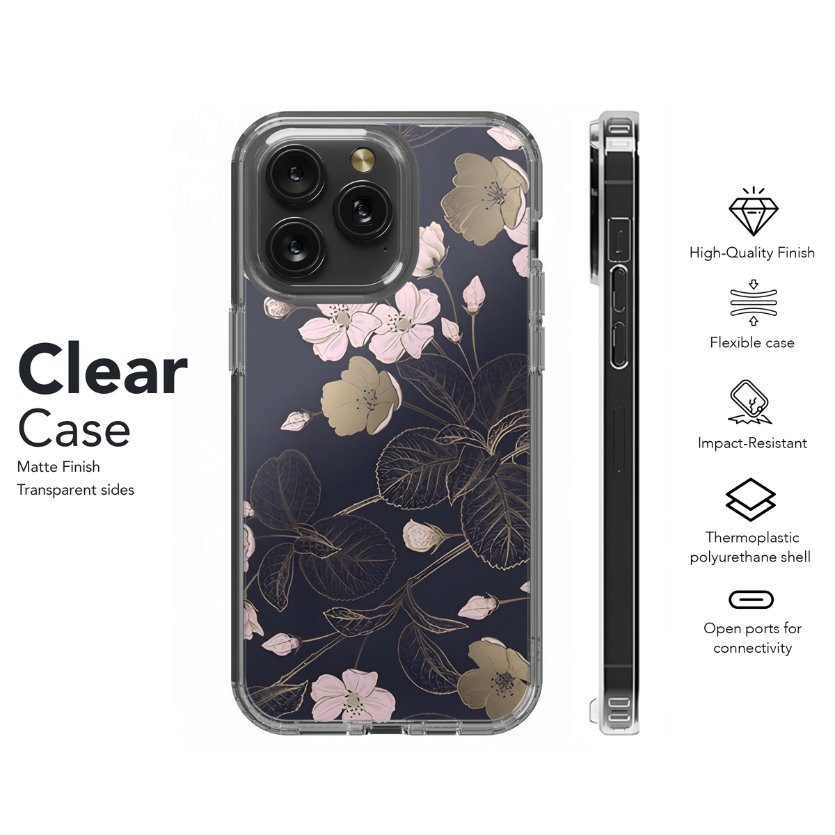 Floral Vintage Phone Case iPhone Samsung Cover Pixel 2512 - Image 8