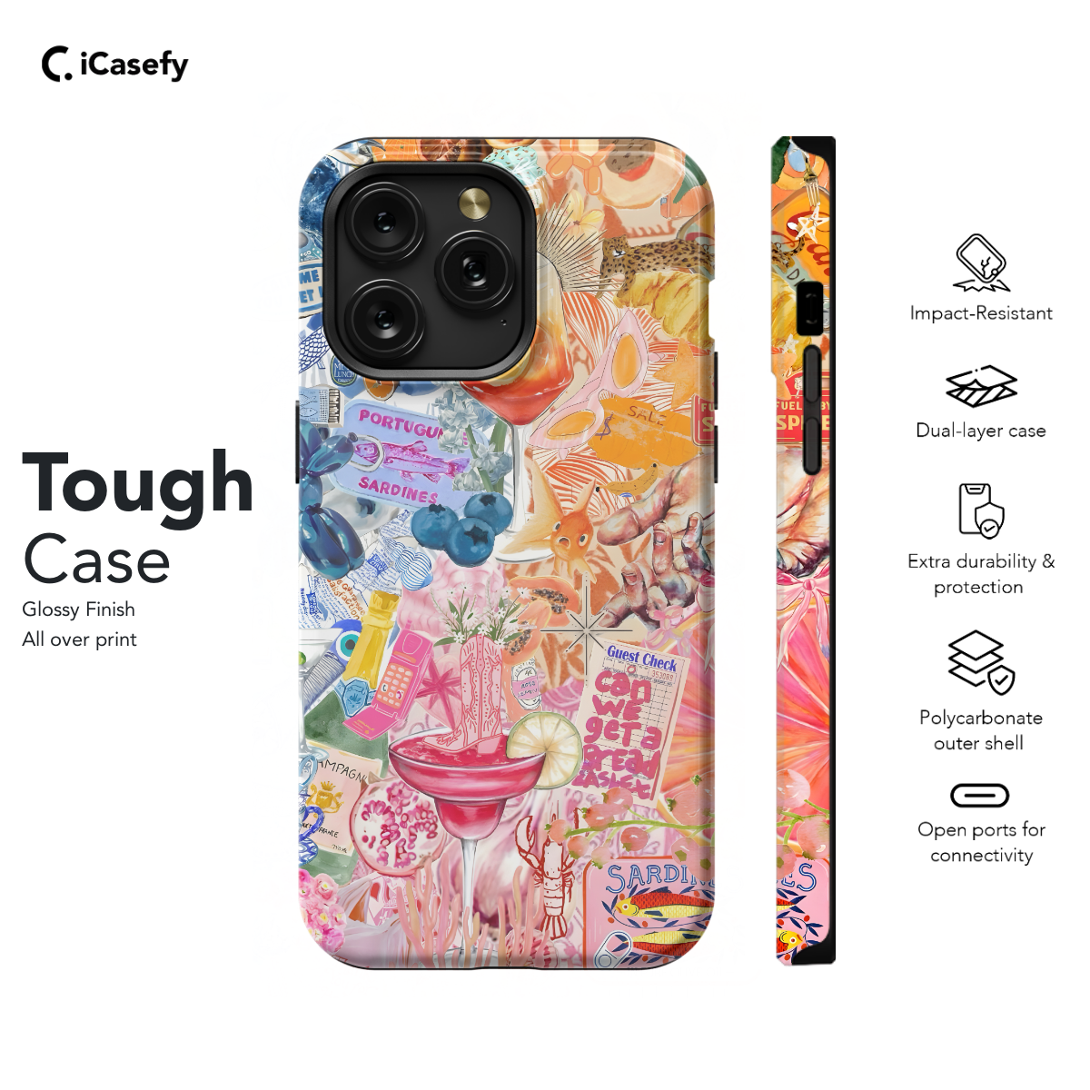 Flower Aesthetic Sea Summer Preppy Collage Phone Case iPhone Samsung Pixel & More 361 - Image 5