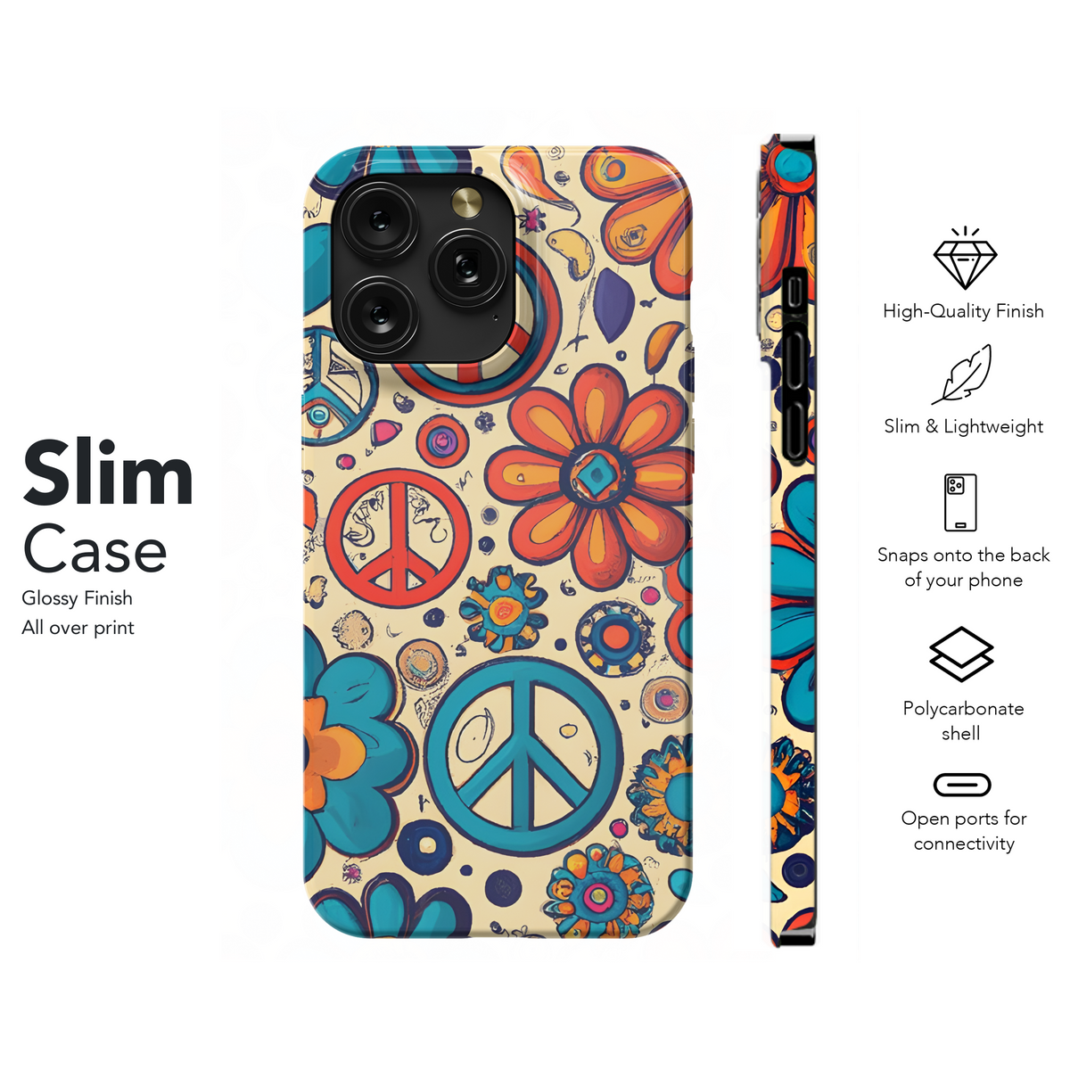 Flower Power Phone Case iPhone Samsung Cover Pixel 3465 - Image 7