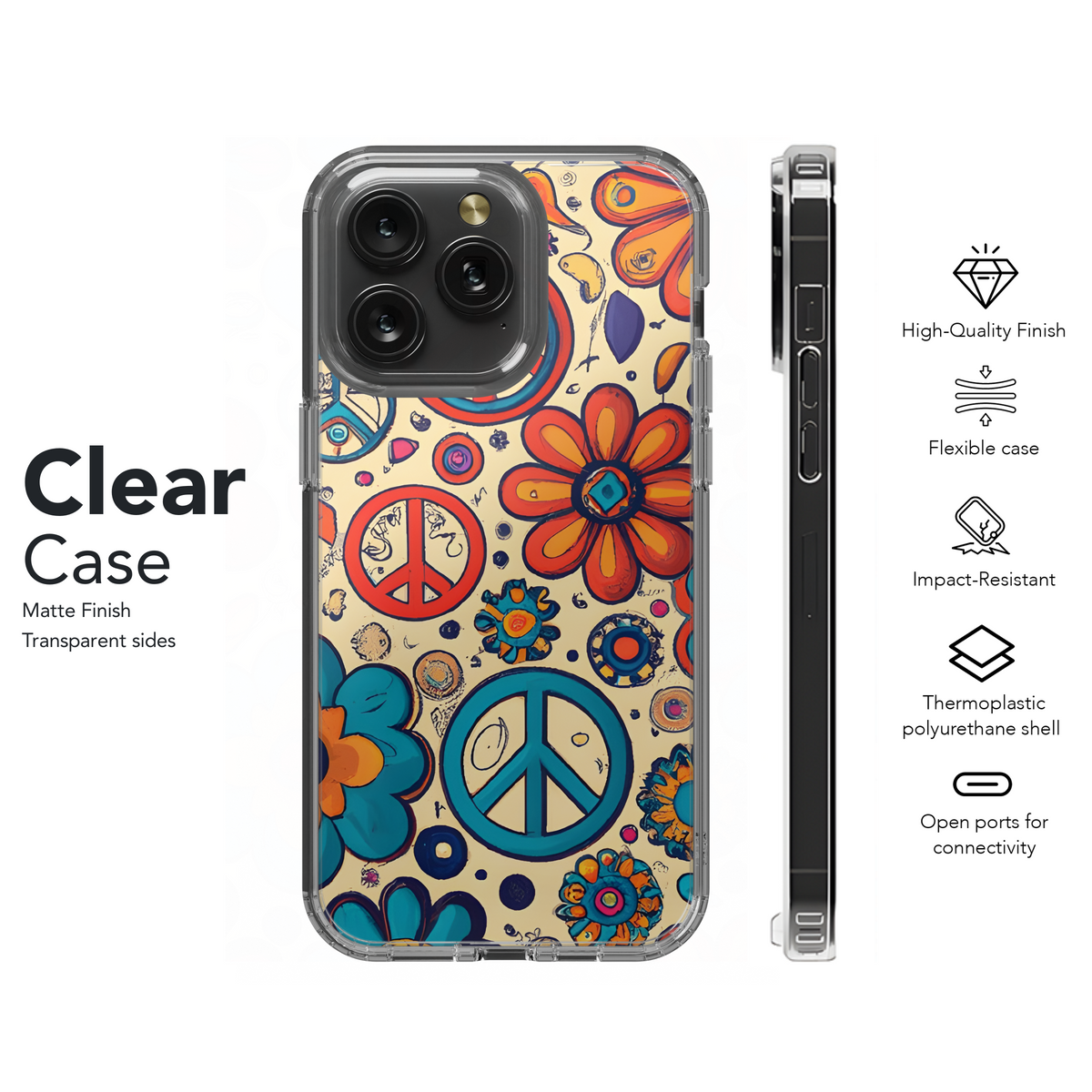 Flower Power Phone Case iPhone Samsung Cover Pixel 3465 - Image 8