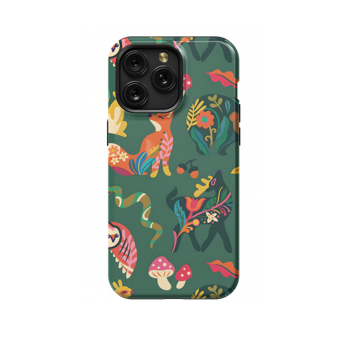 Forest animals Phone Case iPhone Samsung Pixel & More 484 - Image 1