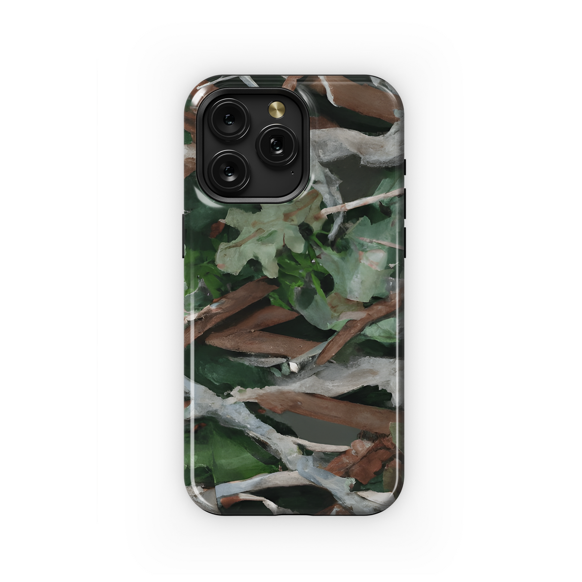 Forest Camo Phone Case iPhone Samsung Cover Pixel 3403 - Image 1