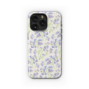 Forget-Me-Not Floral Print Phone Case iPhone Samsung Cover Pixel 5060 - Image 1