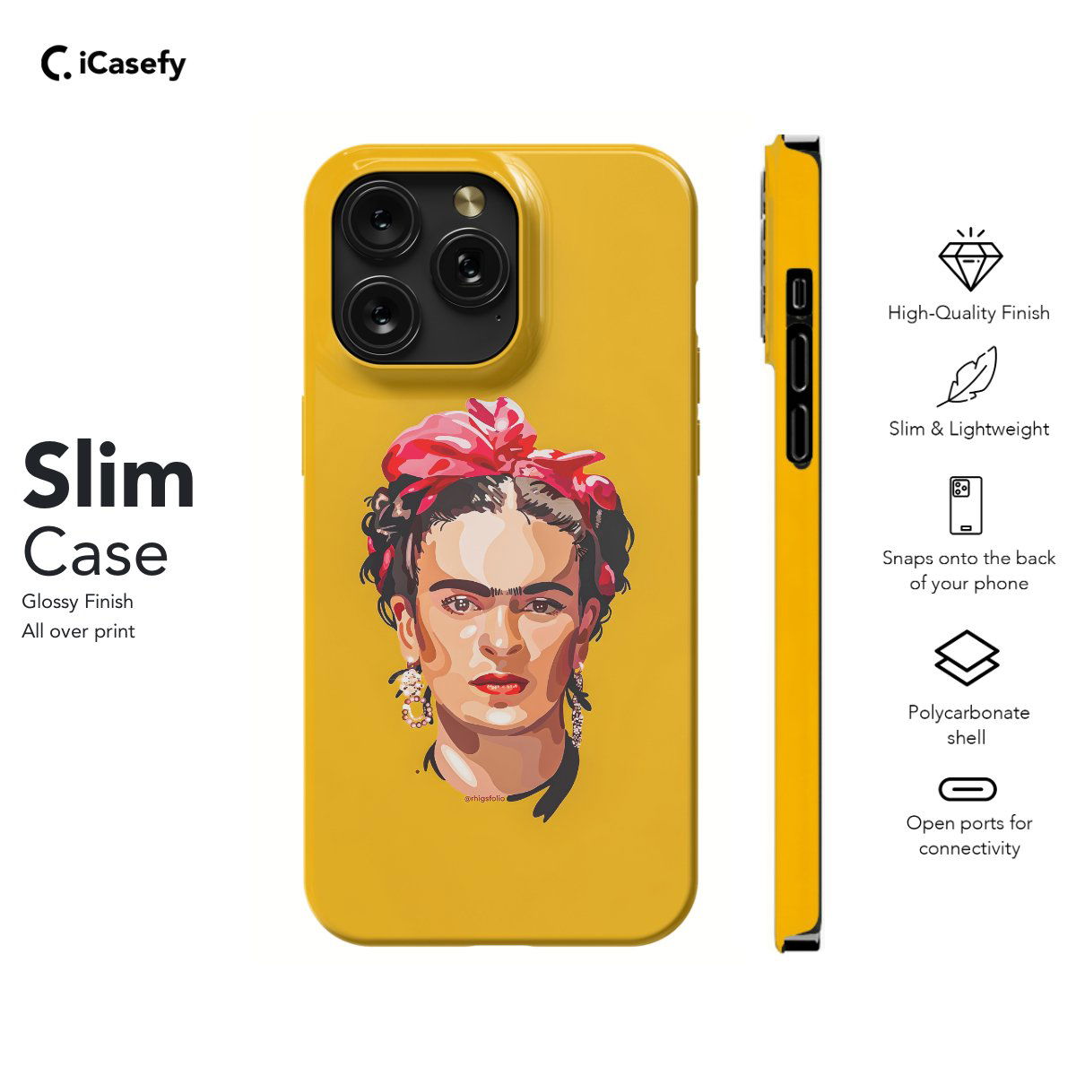 Frida Kahlo Portrait Feminism Surrealism Phone Case iPhone Samsung Pixel & More #8 - Image 6