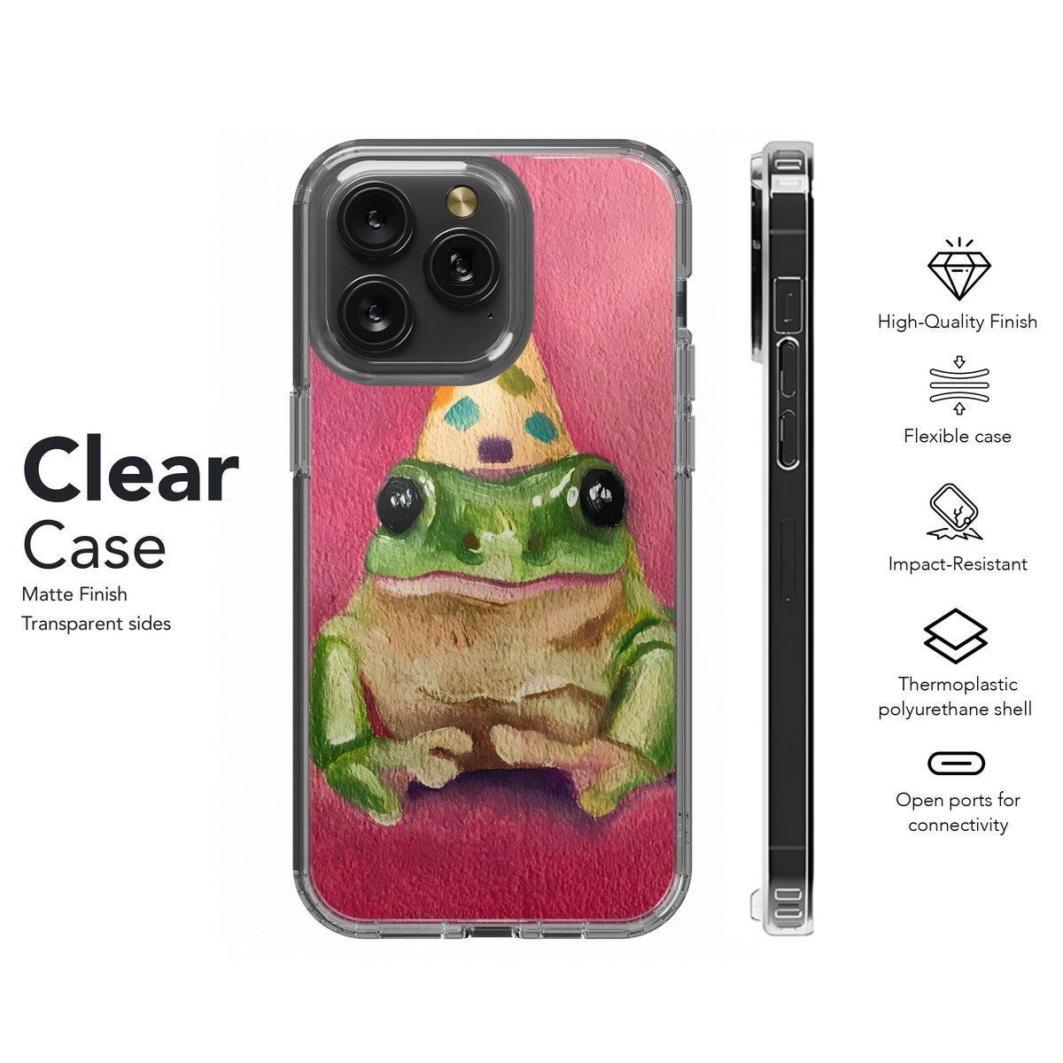 Frog Birthday Funny Phone Case iPhone Samsung Cover Pixel 2071 - Image 8