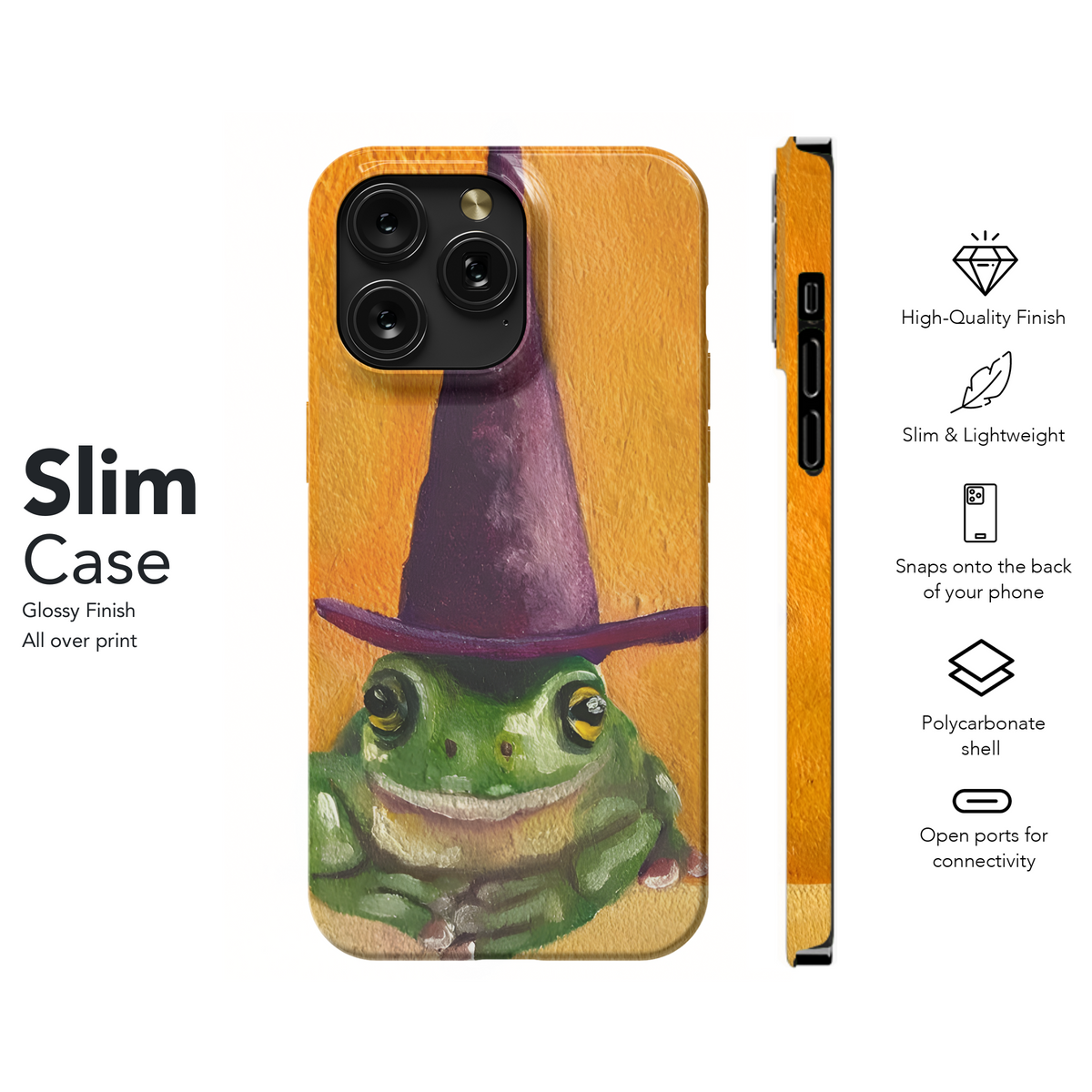 Frog in a Witch Phone Case iPhone Samsung Cover Pixel 2070 - Image 7