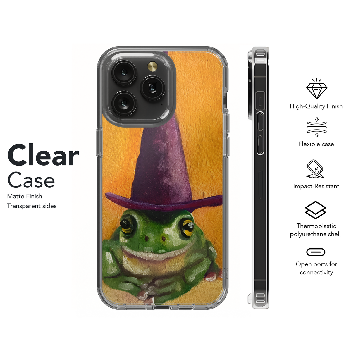 Frog in a Witch Phone Case iPhone Samsung Cover Pixel 2070 - Image 8