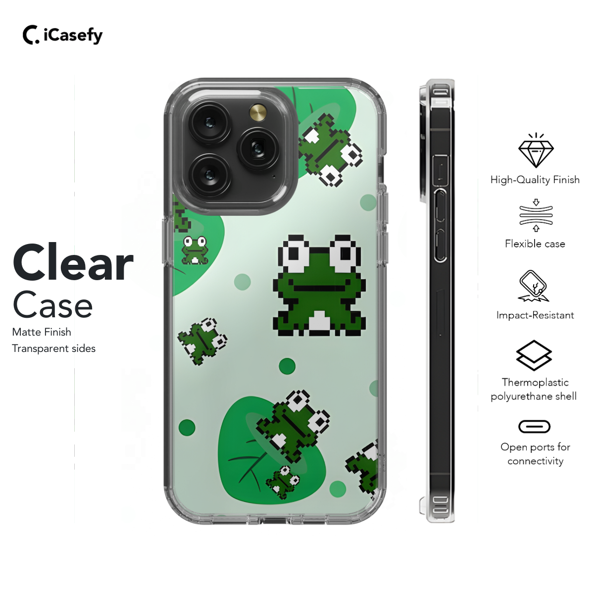 Frog Phone Case iPhone Samsung Cover Pixel 1153 - Image 7