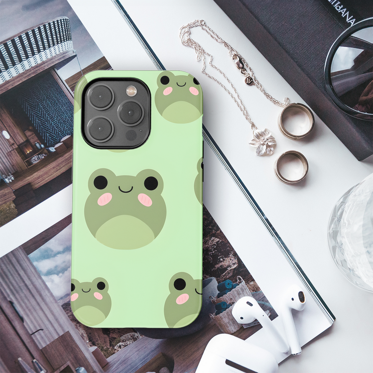 Frog Phone Case iPhone Samsung Cover Pixel 2069 - Image 3