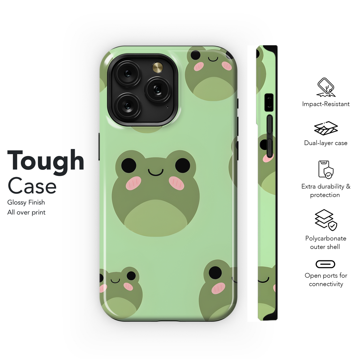 Frog Phone Case iPhone Samsung Cover Pixel 2069 - Image 6