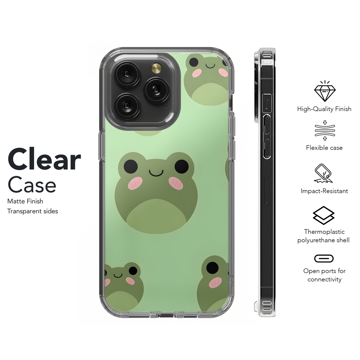 Frog Phone Case iPhone Samsung Cover Pixel 2069 - Image 8