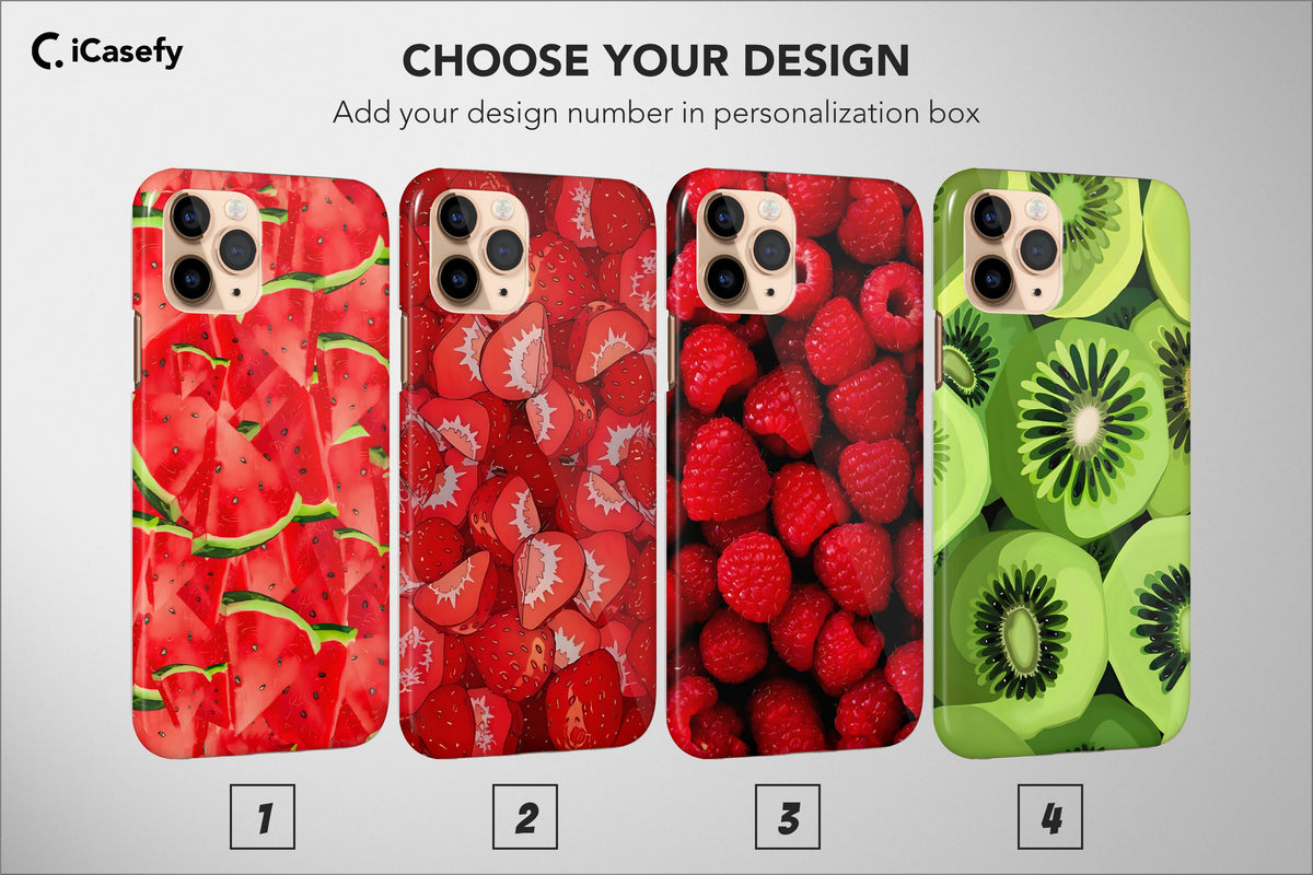 Fruit Phone Case Kiwi Strawberry Watermelon Cover - Image 1