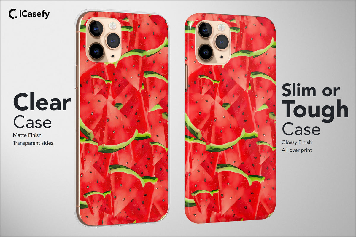 Fruit Phone Case Kiwi Strawberry Watermelon Cover - Image 2