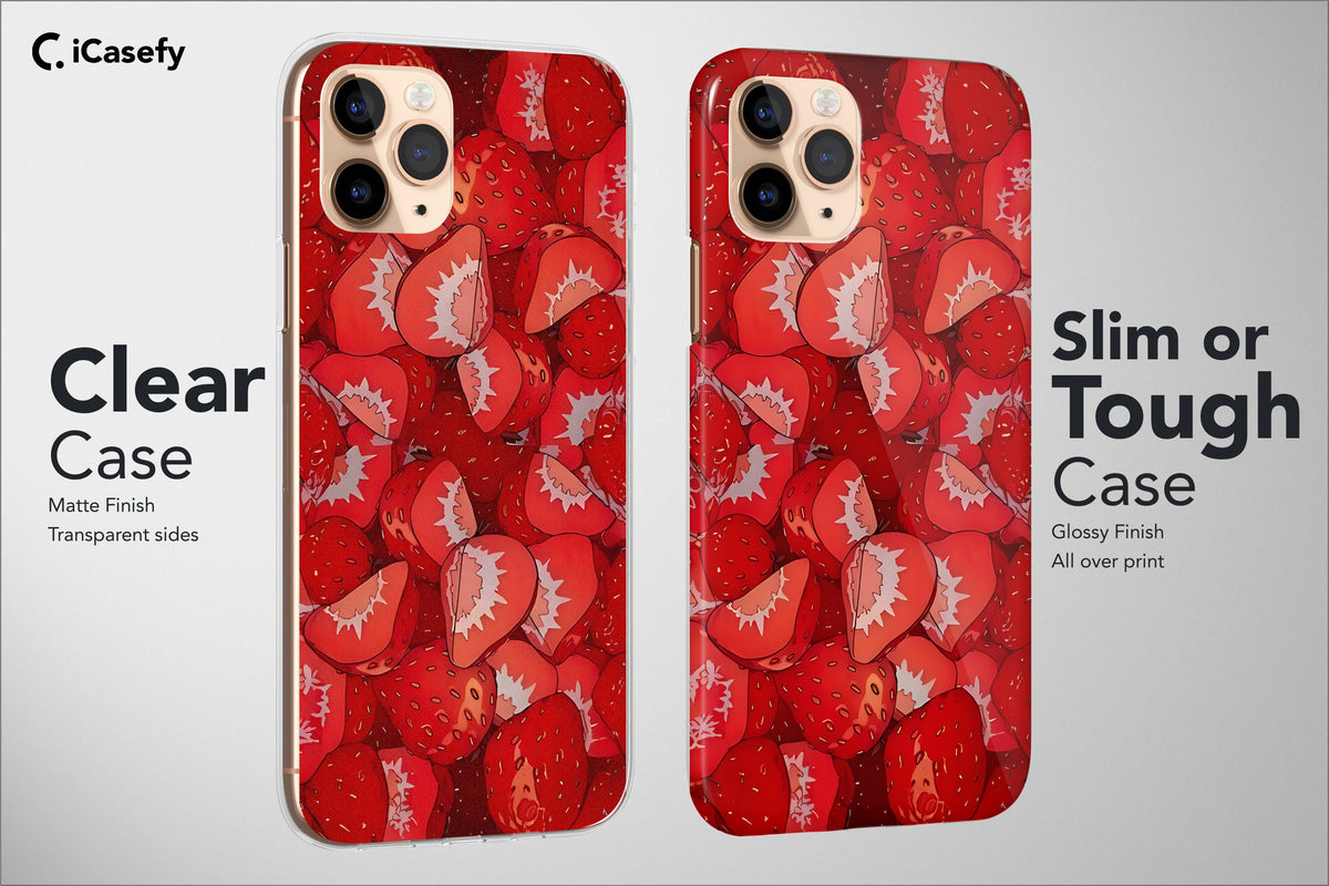 Fruit Phone Case Kiwi Strawberry Watermelon Cover - Image 3