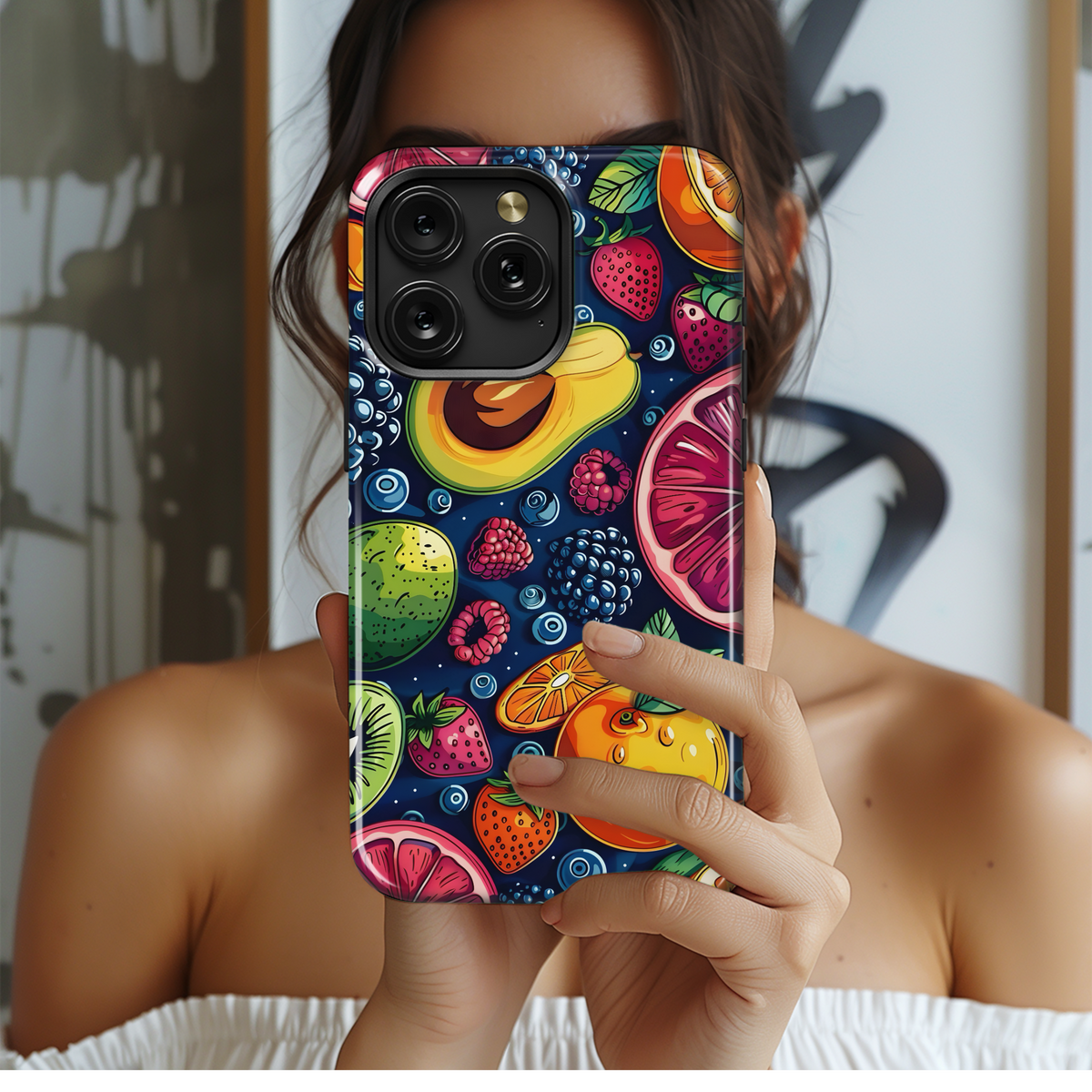 Fruity Vibrant Design
 Phone Case iPhone Samsung Cover Pixel 4124 - Image 2