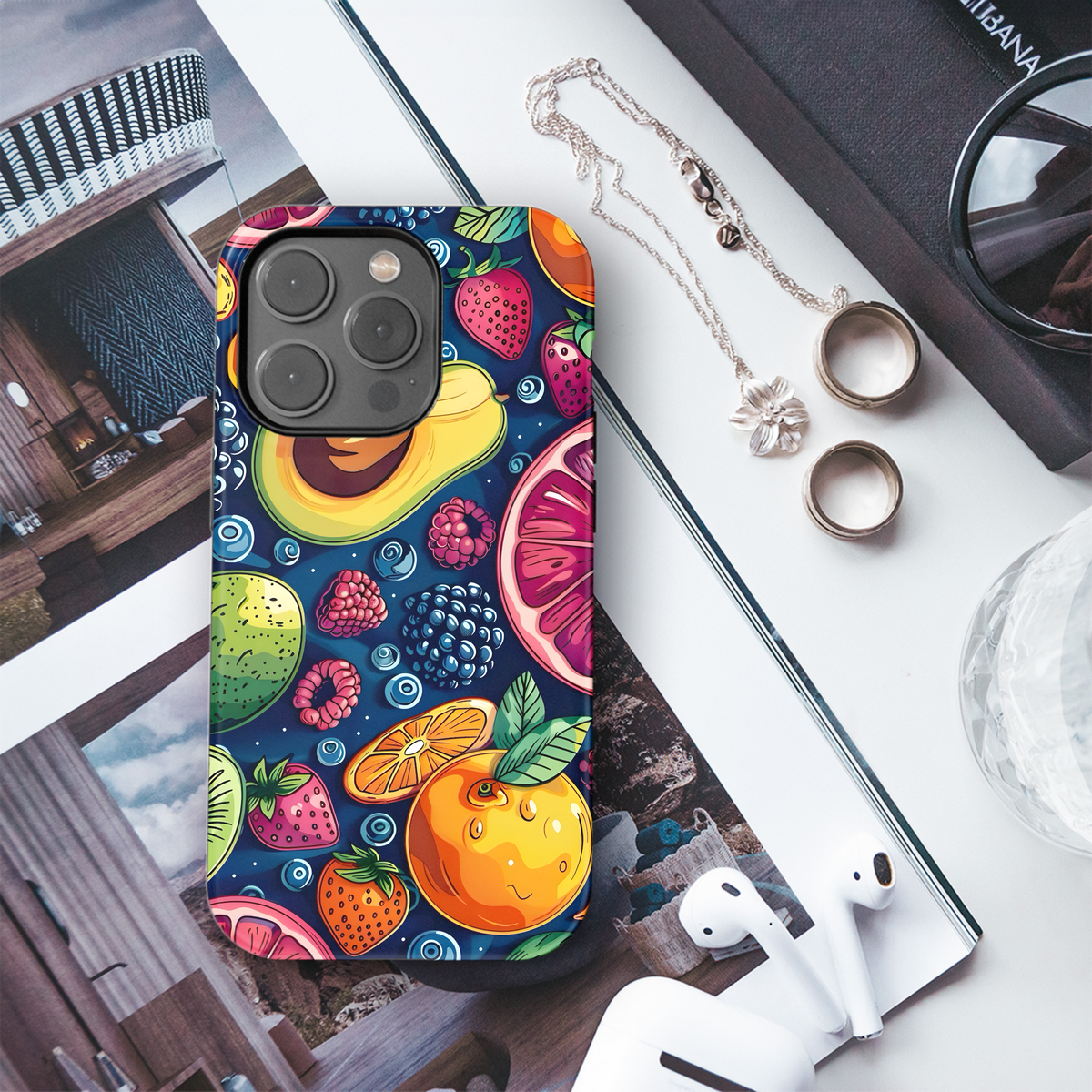 Fruity Vibrant Design
 Phone Case iPhone Samsung Cover Pixel 4124 - Image 3