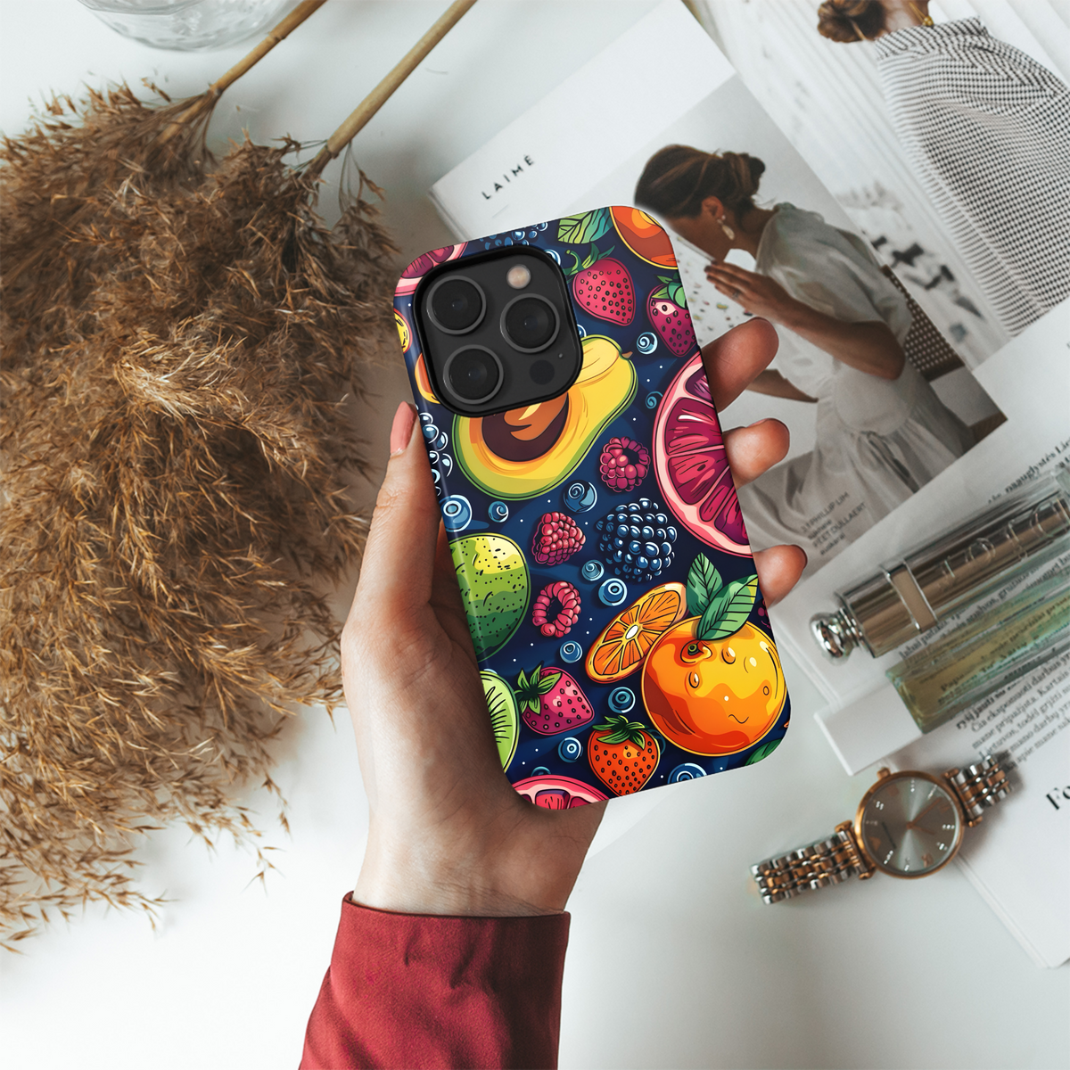 Fruity Vibrant Design
 Phone Case iPhone Samsung Cover Pixel 4124 - Image 4