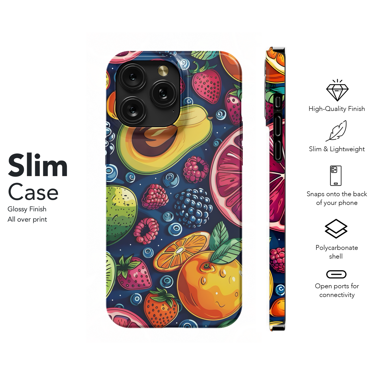 Fruity Vibrant Design
 Phone Case iPhone Samsung Cover Pixel 4124 - Image 7