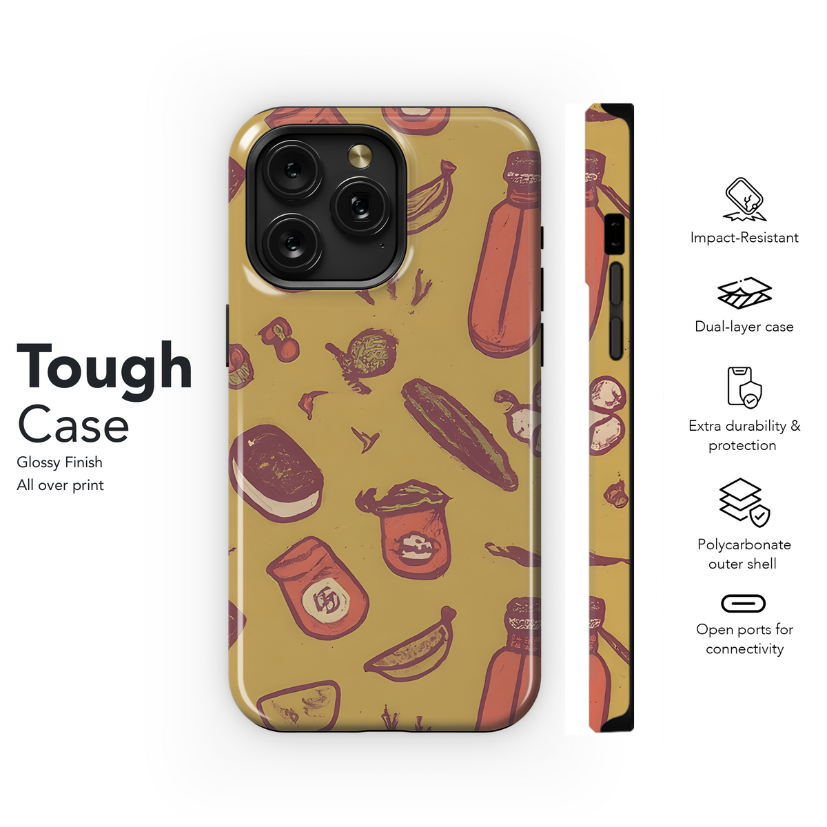 Fun and Cute Canteen Phone Case iPhone Samsung Cover Pixel 3339 - Image 6