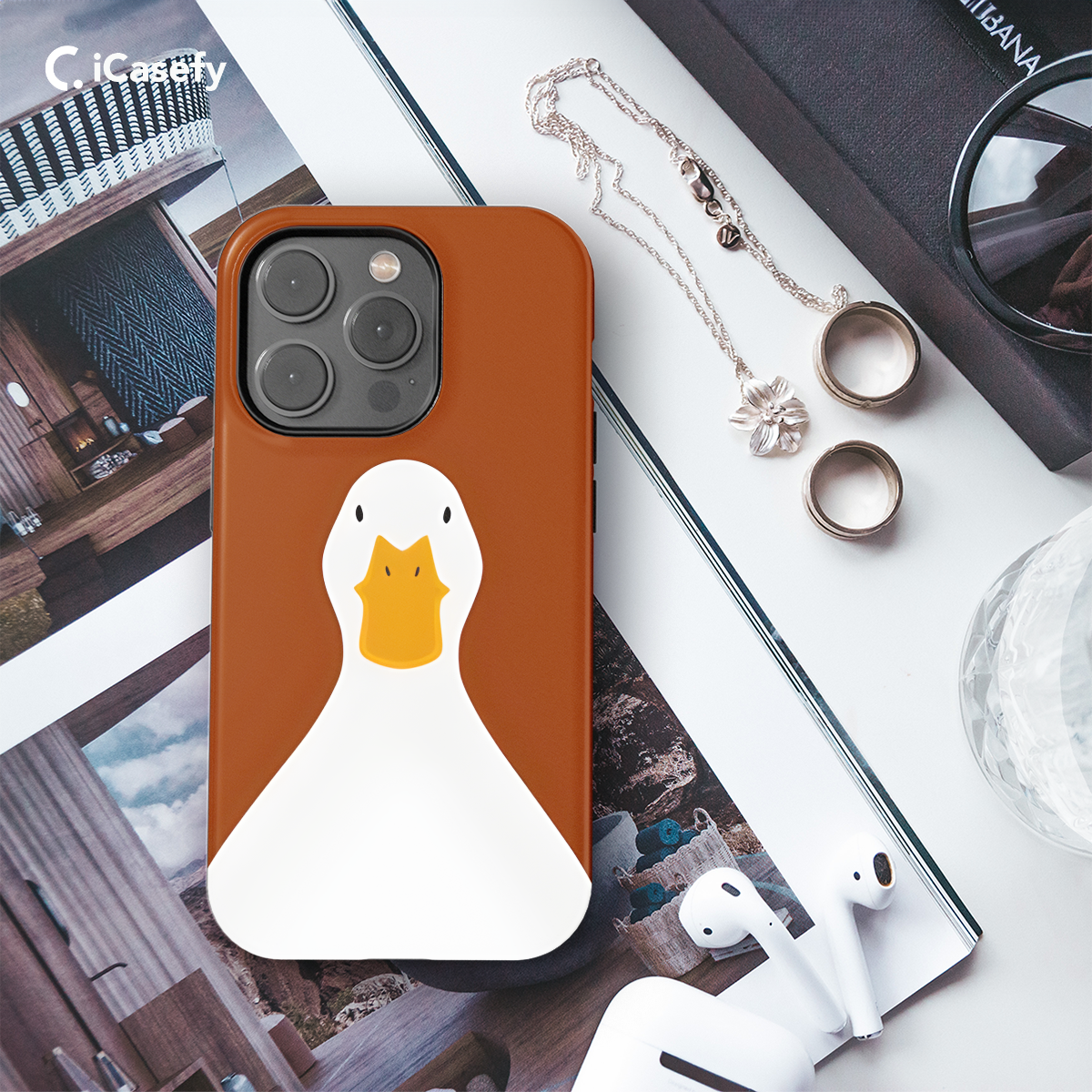 Funny Duck Phone Case iPhone Samsung Cover Pixel 1238 - Image 3