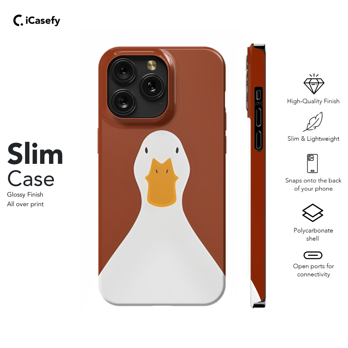 Funny Duck Phone Case iPhone Samsung Cover Pixel 1238 - Image 6