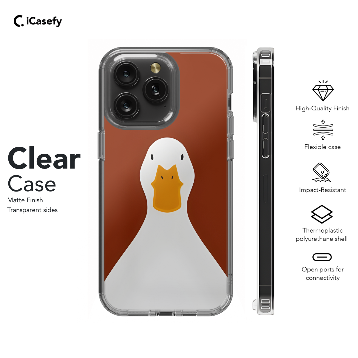 Funny Duck Phone Case iPhone Samsung Cover Pixel 1238 - Image 7