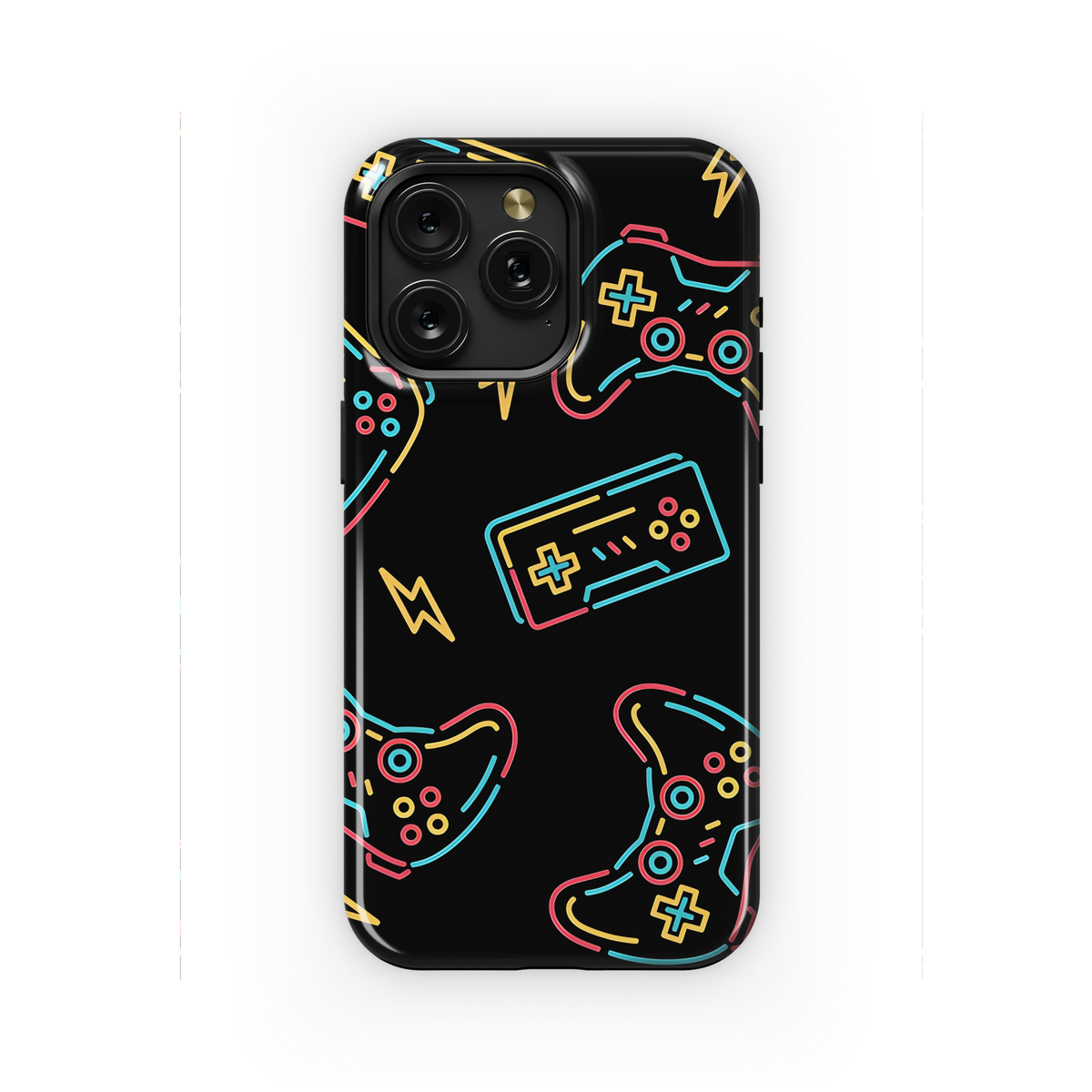 Gamer Seamless Pattern Phone Case iPhone Samsung Cover Pixel 2231 - Image 1