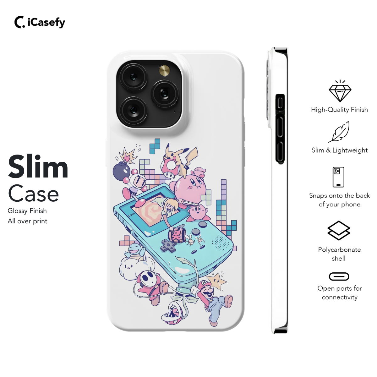 Kawaii Gaming Room Wall Art - 90s Anime Aesthetic - Cozy Lofi Art - Retro Gamer Gift - Pink Pastel Phone Case for iPhone, Samsung, Pixel & More 570 - Image 6