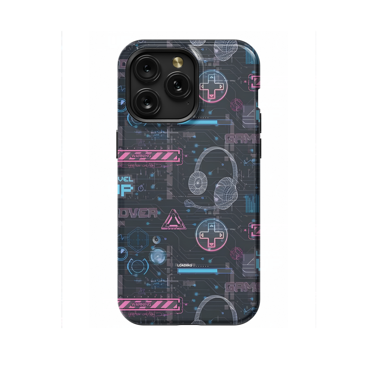 Kawaii Gaming Room Wall Art - 90s Anime Aesthetic - Cozy Lofi Art - Retro Gamer Gift - Pink Pastel Phone Case for iPhone, Samsung, Pixel & More 585 - Image 1