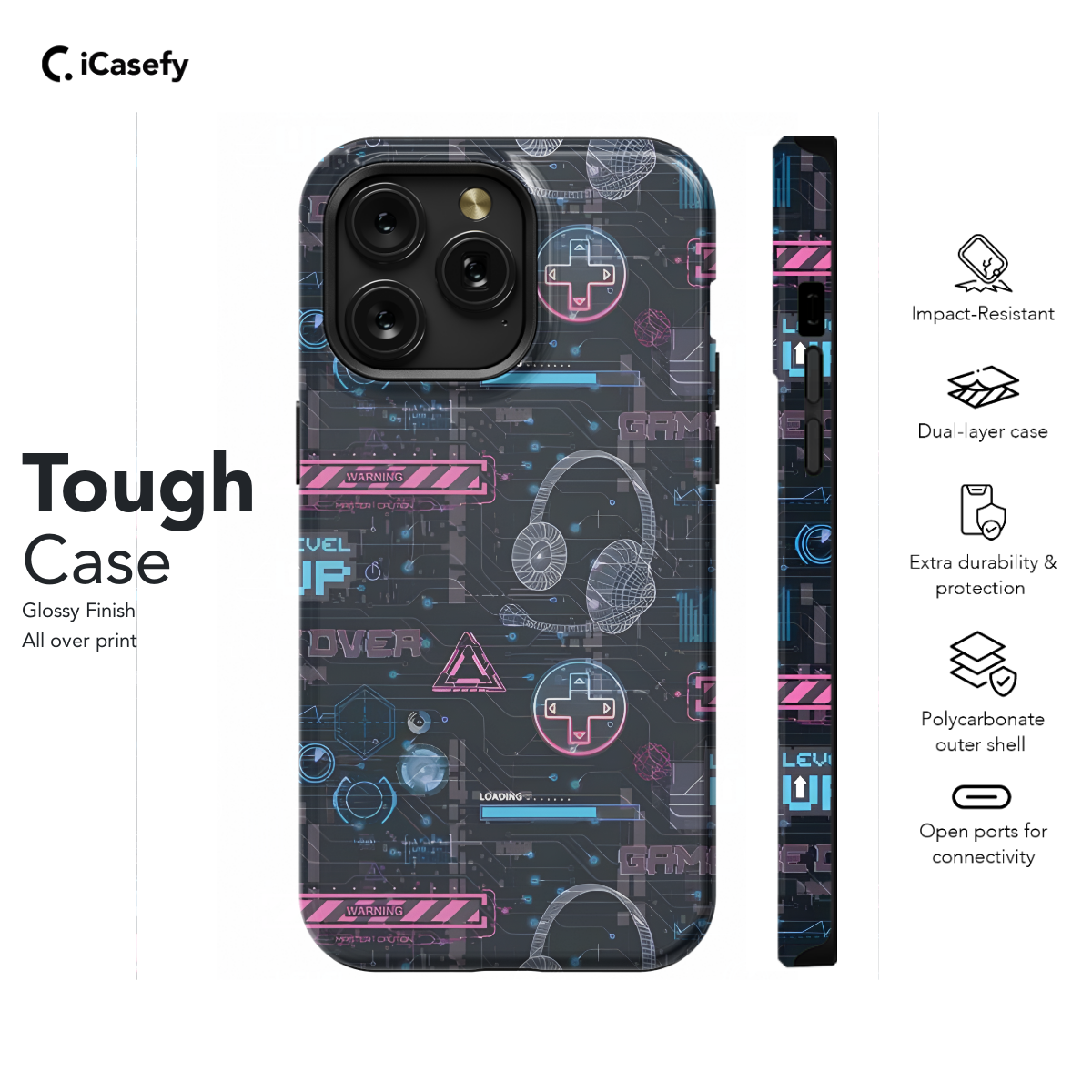 Kawaii Gaming Room Wall Art - 90s Anime Aesthetic - Cozy Lofi Art - Retro Gamer Gift - Pink Pastel Phone Case for iPhone, Samsung, Pixel & More 585 - Image 5