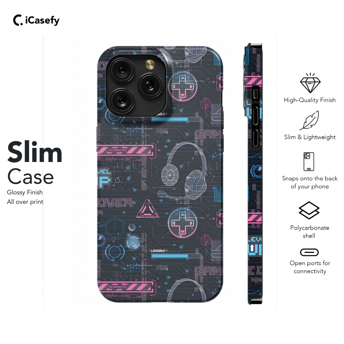 Kawaii Gaming Room Wall Art - 90s Anime Aesthetic - Cozy Lofi Art - Retro Gamer Gift - Pink Pastel Phone Case for iPhone, Samsung, Pixel & More 585 - Image 6