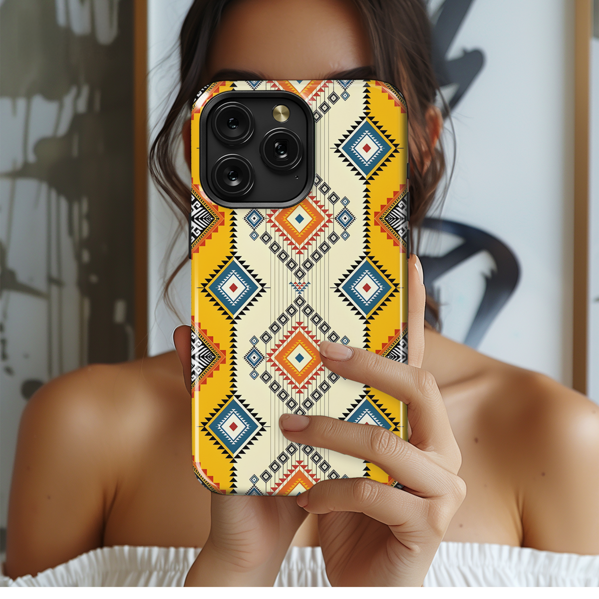 Geometric Ethnic Phone Case iPhone Samsung Cover Pixel 3198 - Image 2