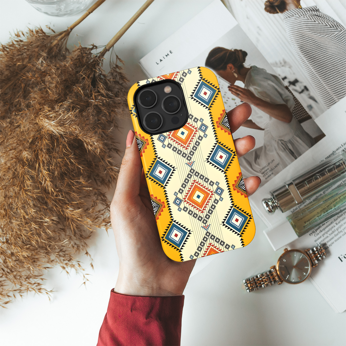 Geometric Ethnic Phone Case iPhone Samsung Cover Pixel 3198 - Image 4