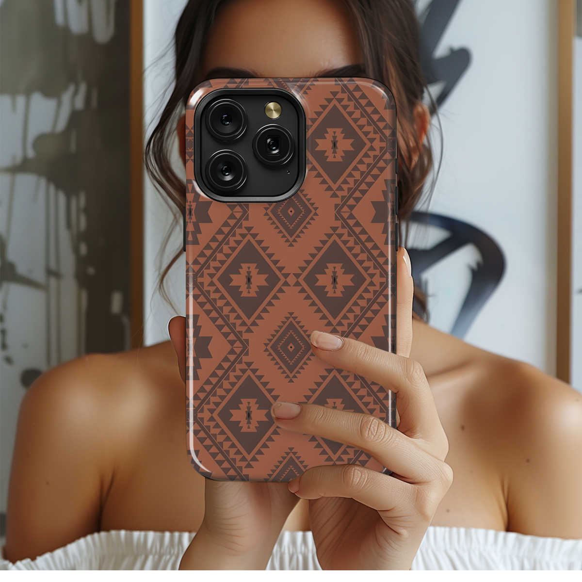 Geometric Ethnic Phone Case iPhone Samsung Cover Pixel 3199 - Image 2