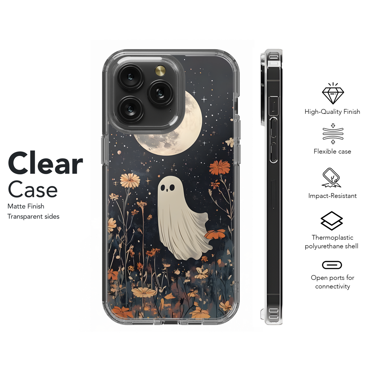 Ghost Moon Blooms
 Phone Case iPhone Samsung Cover Pixel 4212 - Image 8