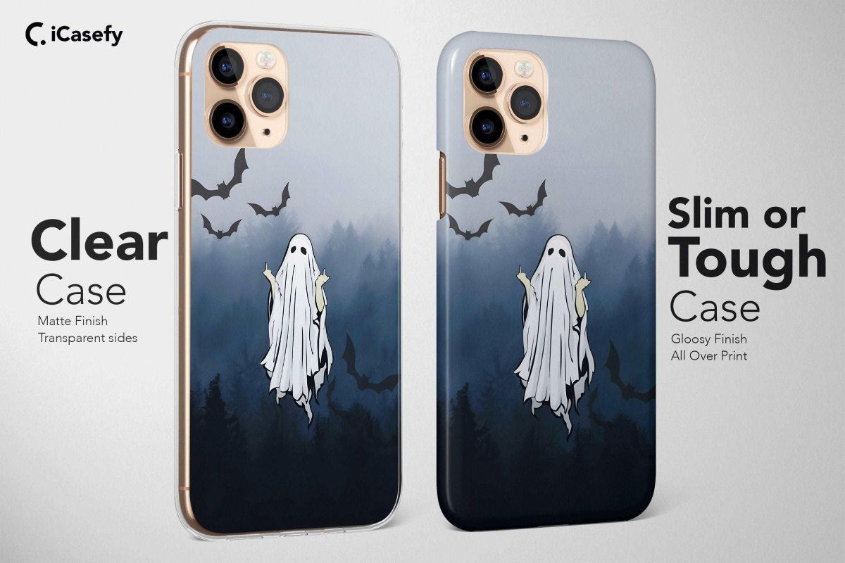 Ghost Phone Case Spooky Art Halloween Cover - Image 5