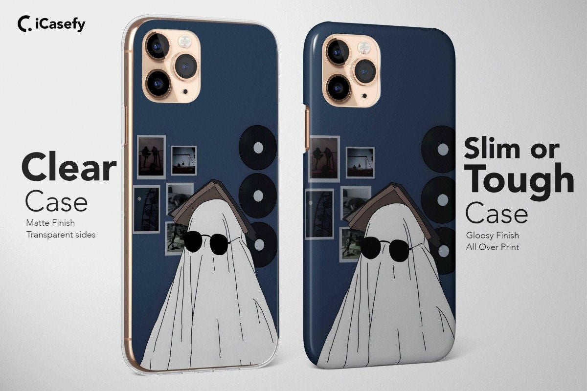 Ghost Phone Case Spooky Art Halloween Cover - Image 6