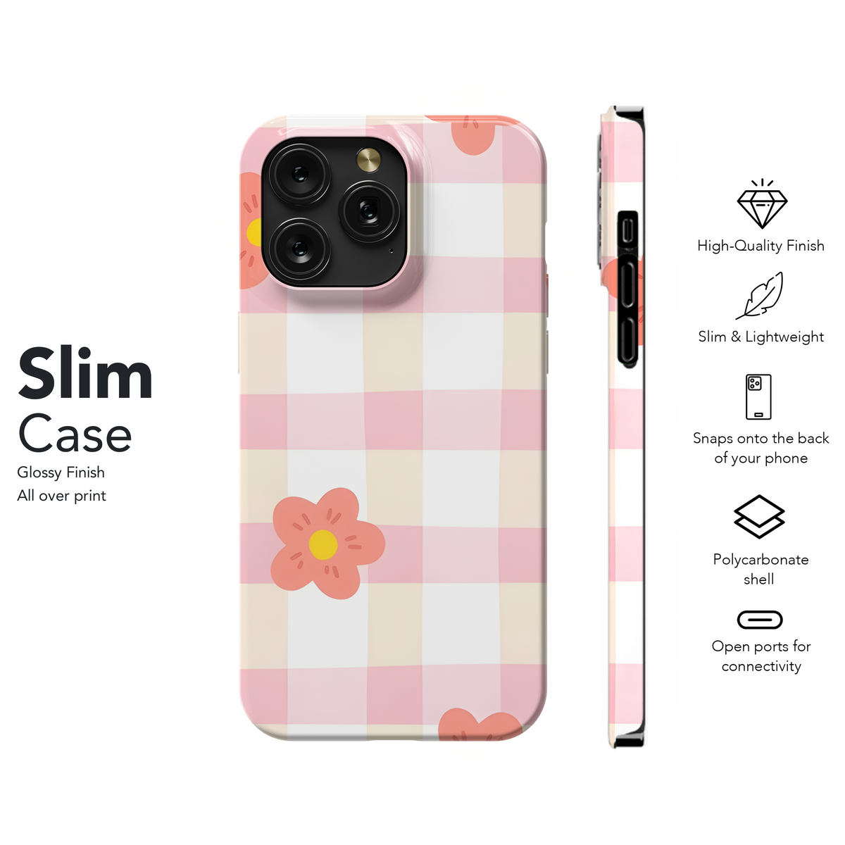 Gingham Easter Phone Case iPhone Samsung Cover Pixel 2795 - Image 7