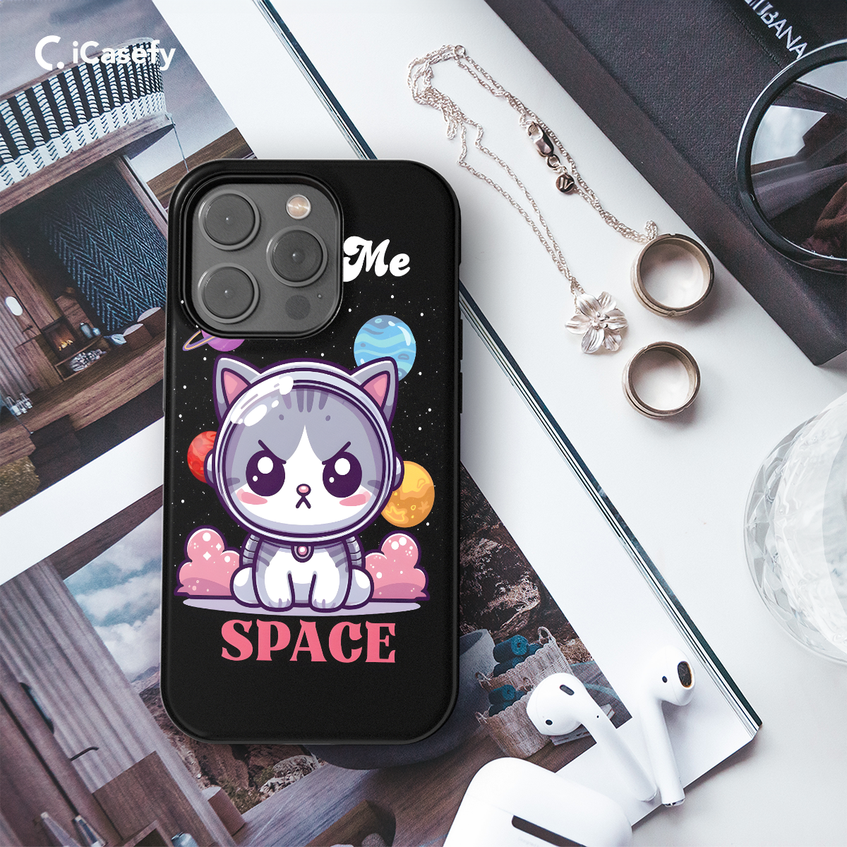 Give Me Space Phone Case iPhone Samsung Pixel & More 455 - Image 3