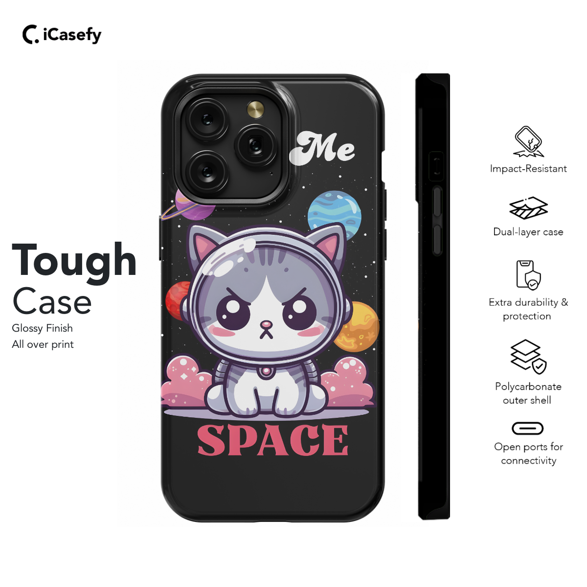 Give Me Space Phone Case iPhone Samsung Pixel & More 455 - Image 5