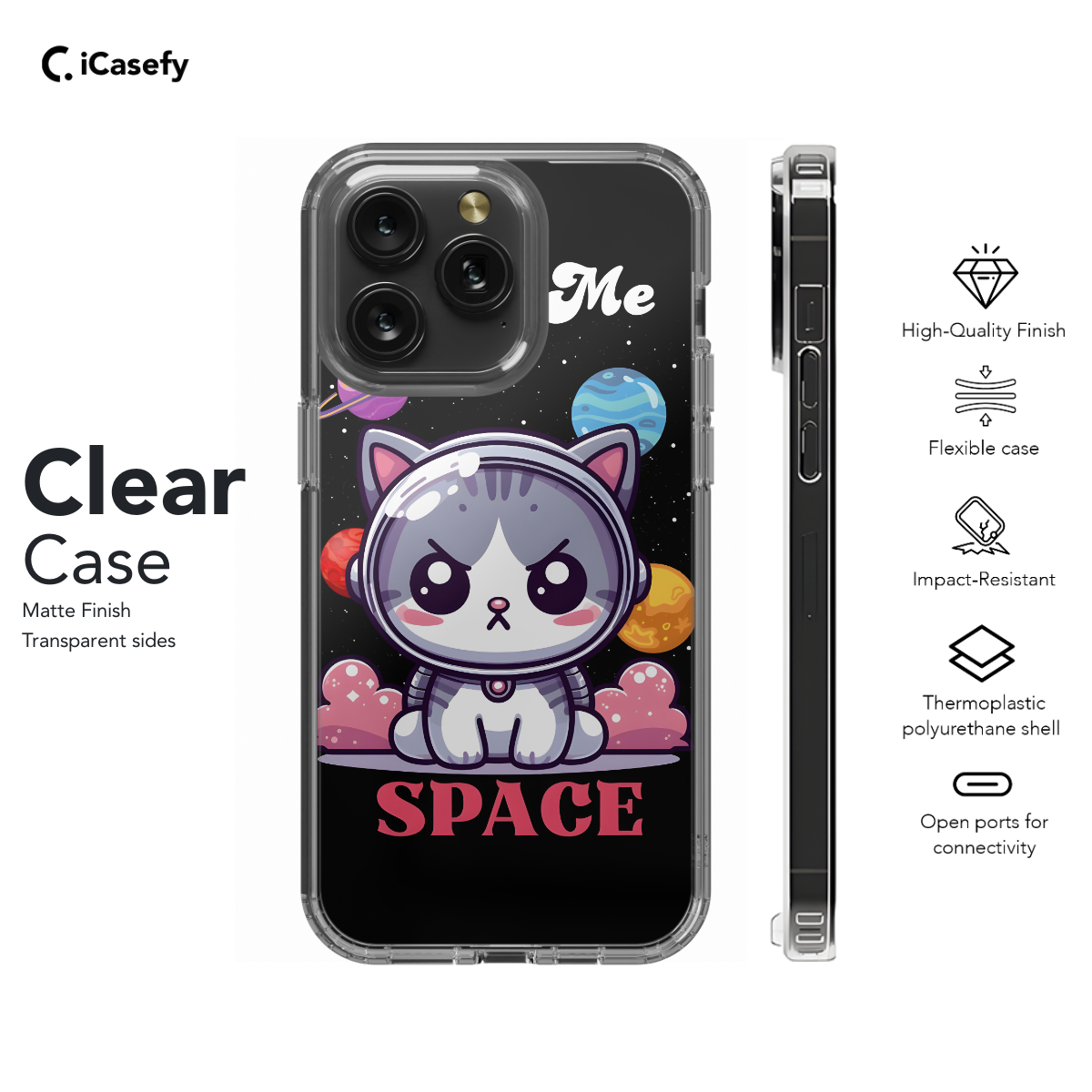 Give Me Space Phone Case iPhone Samsung Pixel & More 455 - Image 7