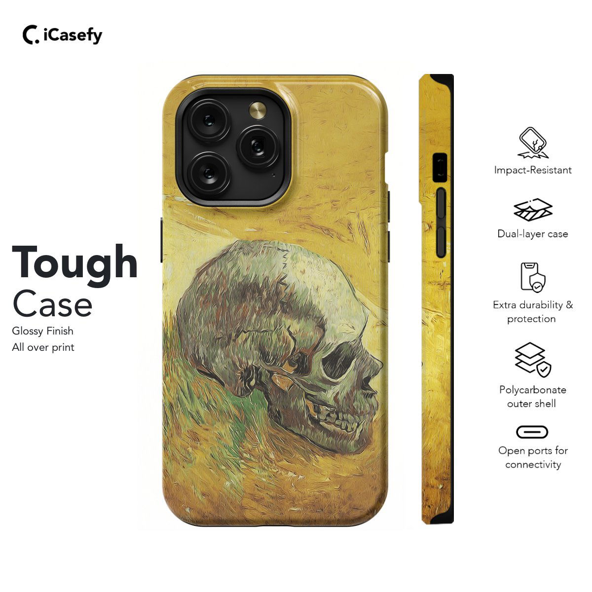 Goth Skeleton Phone Case iPhone Samsung Pixel & More - Image 5