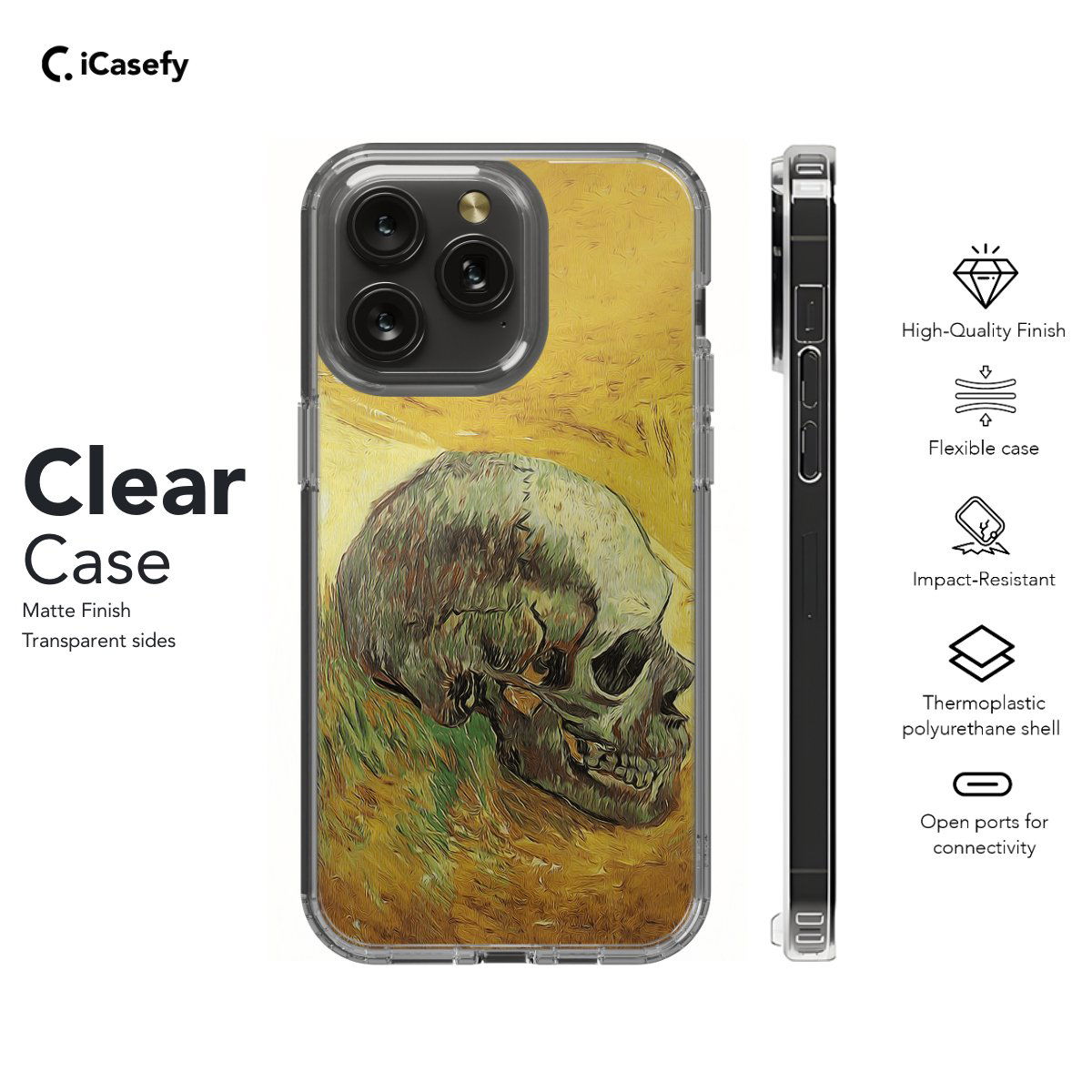 Goth Skeleton Phone Case iPhone Samsung Pixel & More - Image 7