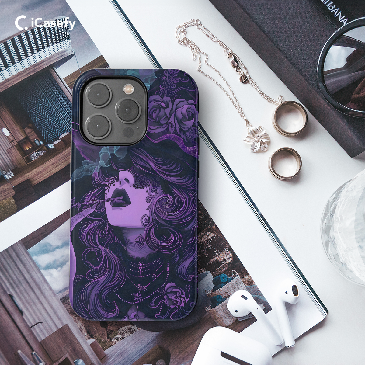 Gothic Phone Case for iPhone Samsung Pixel: Enhanced Aesthetics and Protection, Design 614 - Image 3