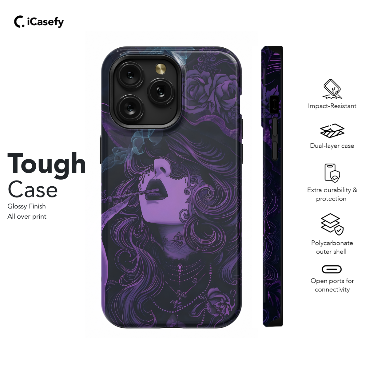 Gothic Phone Case for iPhone Samsung Pixel: Enhanced Aesthetics and Protection, Design 614 - Image 5