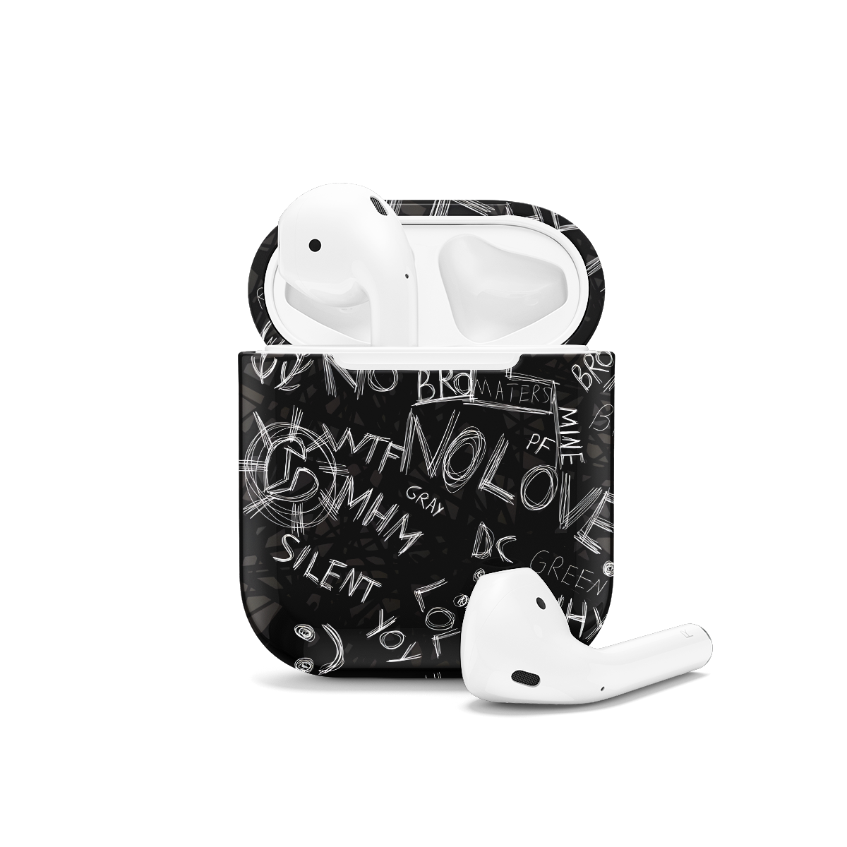 Gothic Quote AirPods Case AirPods Pro AirPods Pro 2 AirPods 3 AirPods 2 Glossy 1500 - Image 1