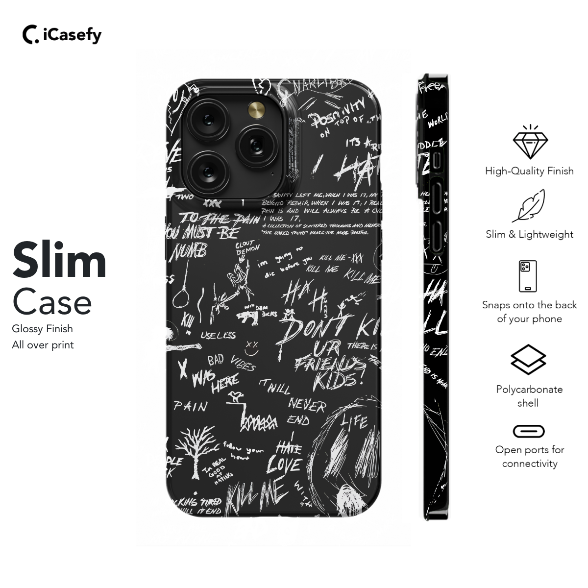 Gothic Quote Phone Case iPhone Samsung Pixel & More 191 - Image 6